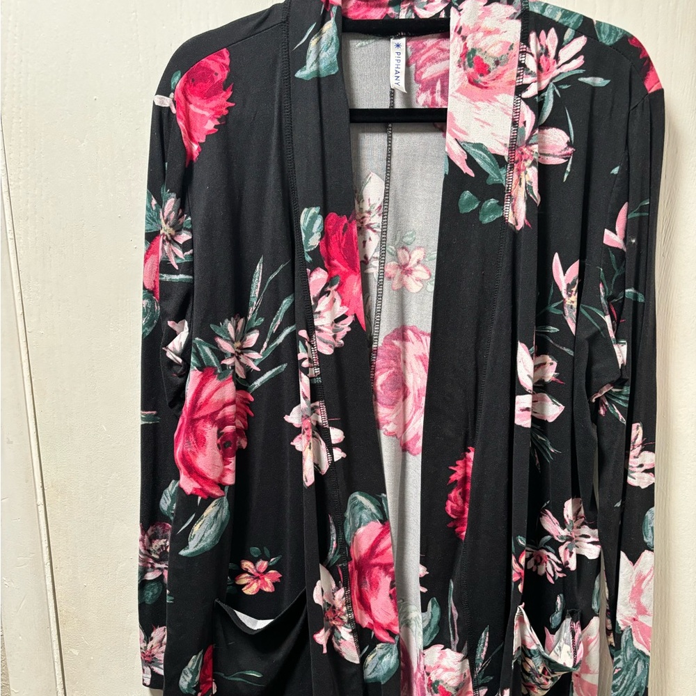 Floral piphany cardigan